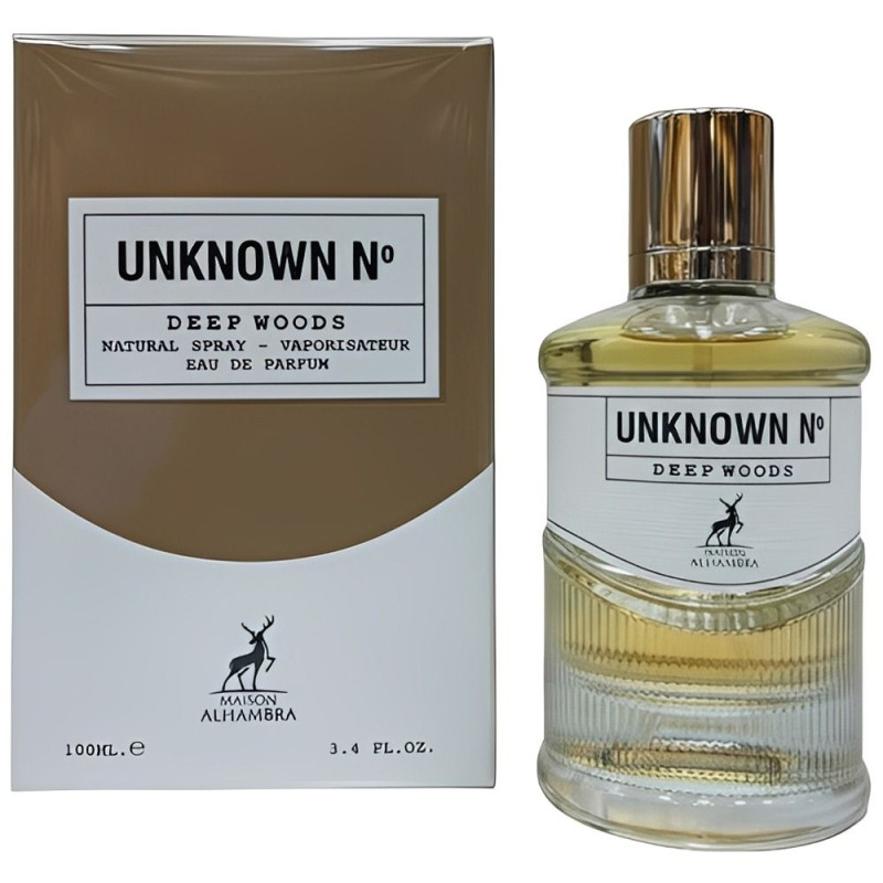 Perfume Maison Alhambra Unknown No Deep Woods Eau de Parfum Masculino 100ML