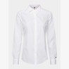 Camisa Tommy Hilfiger Feminina WW0WW26787-YAF-00 38  Branco Clásico