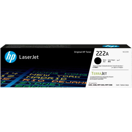 Toner HP 222A Preto W2220A