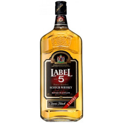 Whisky Scotch Label 5 8 Years 1L