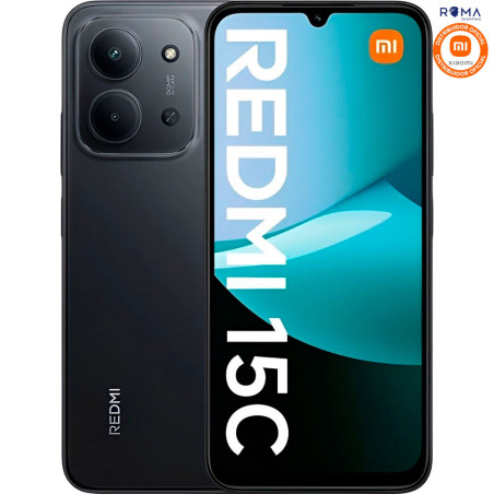 Smartphone Xiaomi Redmi 15C Dual SIM 4GB+128GB 6.9″ - Midnight Black US 67519