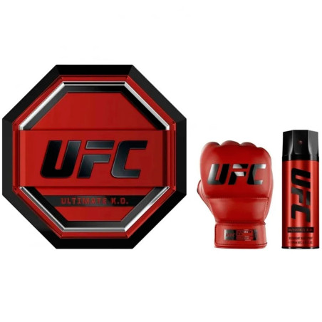 Perfume UFC Ultimate KO Eau de Parfum Masculino 100ML + Body Spray 200ML