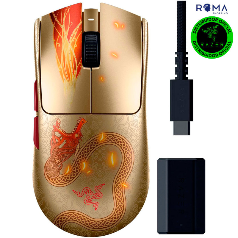 Mouse Gamer Razer Viper V3 Pro Counter-Strike 2 ED. FRML 35.000 DPI Wireless - RZ01-05120200-R3U1