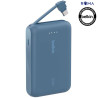 Carregador Portátil Belkin BoostCharge 10K com Cabo Integrado Azul - BPB021FQBL