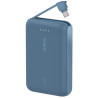 Carregador Portátil Belkin BoostCharge 10K com Cabo Integrado Azul - BPB021FQBL