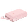 Carregador Portátil Belkin BoostCharge 10K com Cabo Integrado Rosa - BPB021FQPK