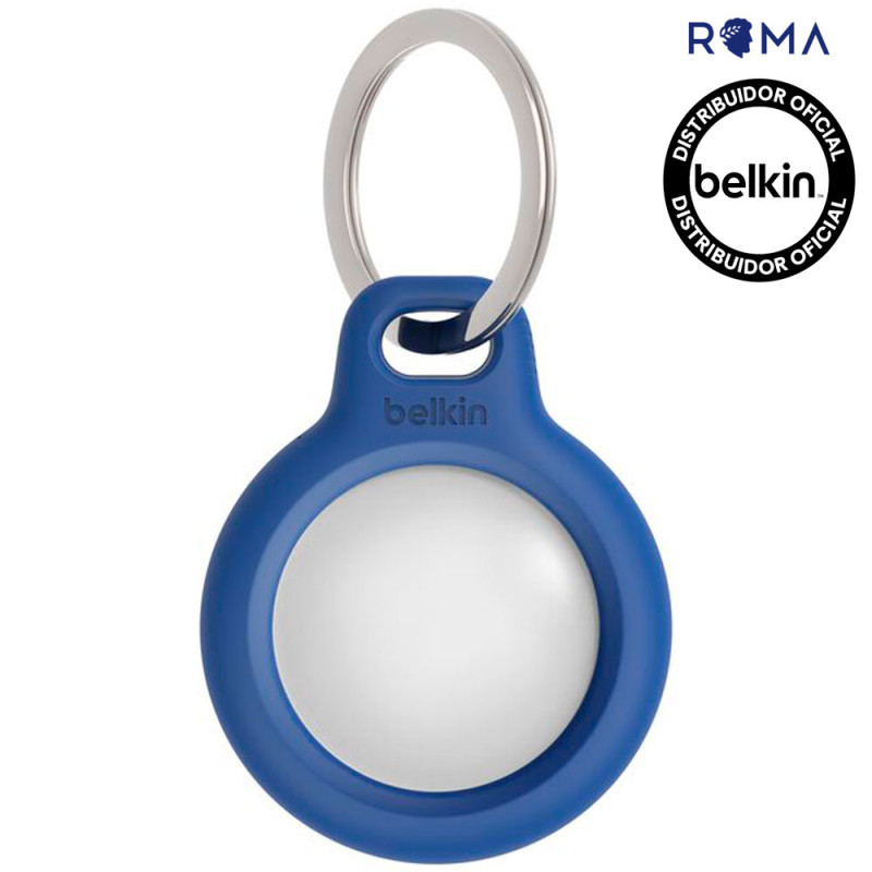 Suporte Seguro com Chaveiro para AirTag Belkin F8W973BTBLU - Azul