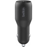 Carregador Veicular Duplo Belkin CCB002BTBK 36W USB-C 18W+ USB-C 18W - Preto