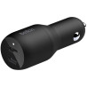 Carregador Veicular Duplo Belkin CCB002BTBK 36W USB-C 18W+ USB-C 18W - Preto