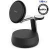 Carregador Wireless Belkin WIZ040KQCH 25W 3-IN-1 Magsafe Qi2 iPhone-Airpod-Watch Charcoal