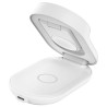 Carregador Wireless Belkin WIZ037KQWH 3-IN-1 25W Magsafe Qi2 iPhone-Airpod-Watch Branco
