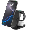Carregador Wireless Belkin WIZ037KQBK 3-IN-1 25W Magsafe Qi2 iPhone-Airpod-Watch Preto