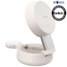 Carregador Wireless Belkin WIZ043KQSD 2-IN-1 25W Magsafe Qi2 iPhone-Watch - Sand