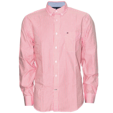 Camisa Masculina Tommy Hilfiger 08578A6502-670 L Vermelho