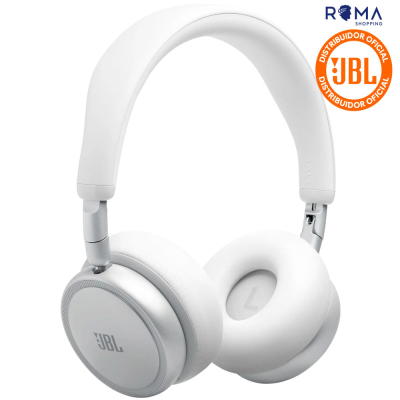 Fone de Ouvido JBL Live 680NC Bluetooth - Branco