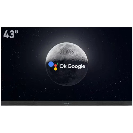Smart TV Smartfy GTV43 43'' FHD com Soundbar Google TV USB-HDMI