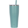 Copo Térmico Zojirushi SX-HA89HGM Com Canudo Encaixe Carro Inox 890ML - Verde Agua