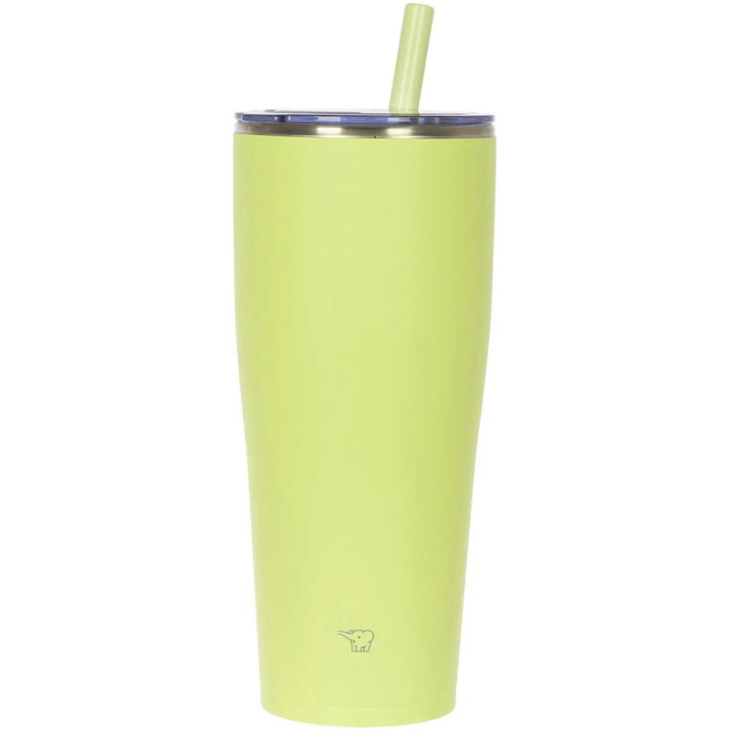 Copo Térmico Zojirushi SX-HA89HYM Com Canudo Encaixe Carro Inox 890ML - Amarelo