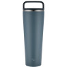 Copo Térmico Zojirushi SX-LA89HHM Com Alça Encaixe Carro Inox 890ML - Cinza