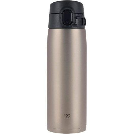 Garrafa Térmica Zojirushi SM-VA60XA Inox Tampa Flip Anti Vazamento 600ML - Prata