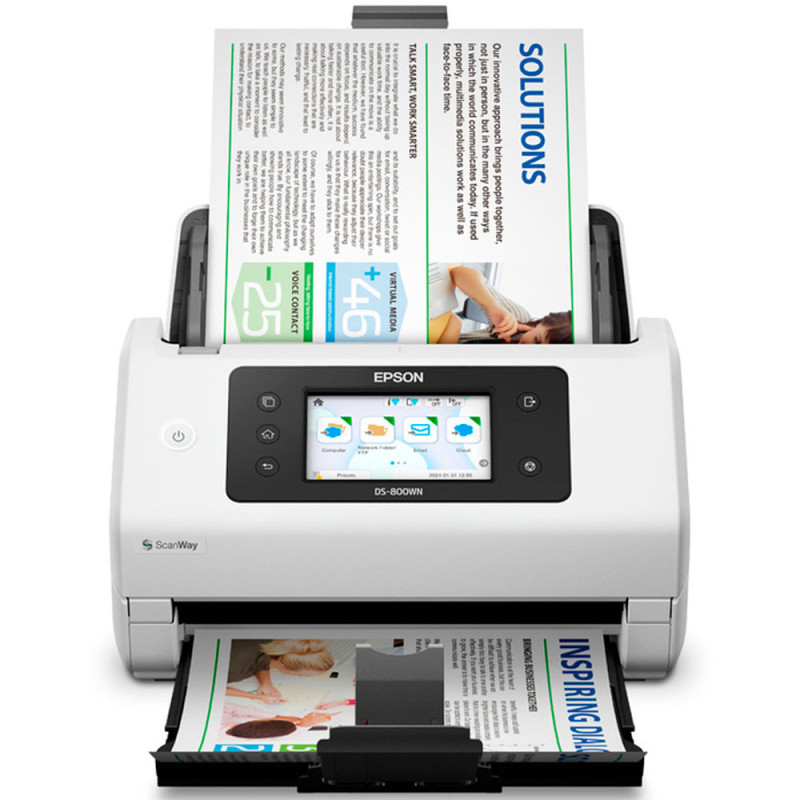 Scanner Epson DS-800WN B11B275201 EdgeLink com Rede sem Fios