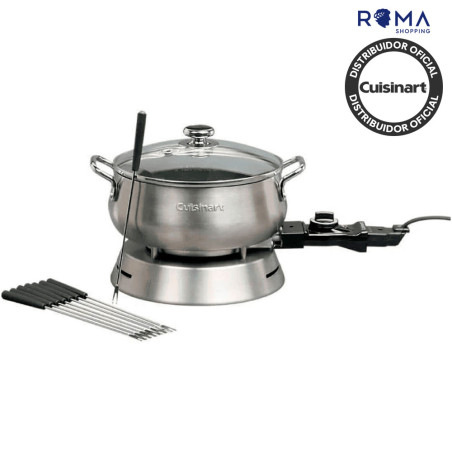 Panela Fondue Elétrico Cuisinart CFO-50CBBR 8 Níveis Aço Inoxidável 2.8L 1000W 110V
