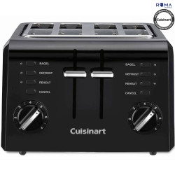 Torradeira Cuisinart CPT-142BKP1 Clássica Compacta 4...