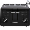 Torradeira Cuisinart CPT-142BKP1 Clássica Compacta 4 Fatias 110V - Preto