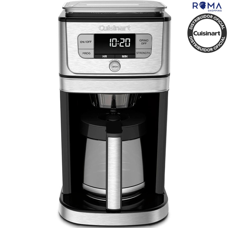 Cafeteira Cuisinart DGB-800NAS Digital Automática Premium Com Moedor 12 Xícaras 110V