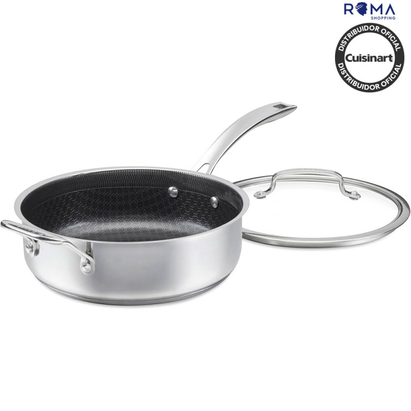 Panela com Tampa Cuisinart FPS33-24H Hibrida Fusion Plus Antiaderente 3.5L Indução