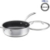 Panela com Tampa Cuisinart FPS33-24H Hibrida Fusion Plus Antiaderente 3.5L Indução