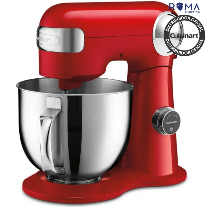 Batedeira Cuisinart SMD-50R Digital Precision Pro 12 Velocidades 5.5L 500W Inox 110V - Vermelho