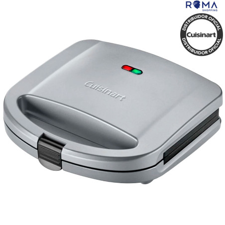 Sanduicheira Grill Cuisinart WM-SW2N1NAS Prata 110V