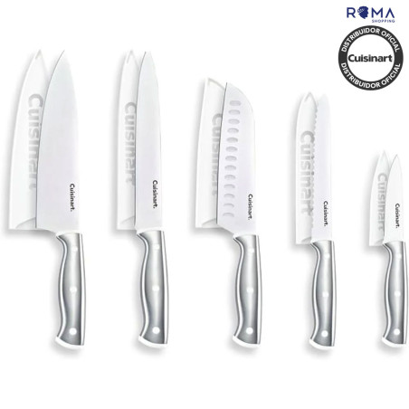 Jogo de Facas Cuisinart C77CR-10PC Rebite Triplo - 10 Peças
