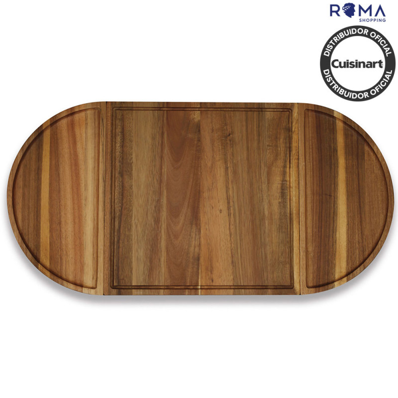 Tábua de Corte Oval Cuisinart CWB-AMOC Madeira de Acácia