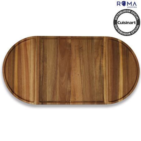 Tábua de Corte Oval Cuisinart CWB-AMOC Madeira de Acácia