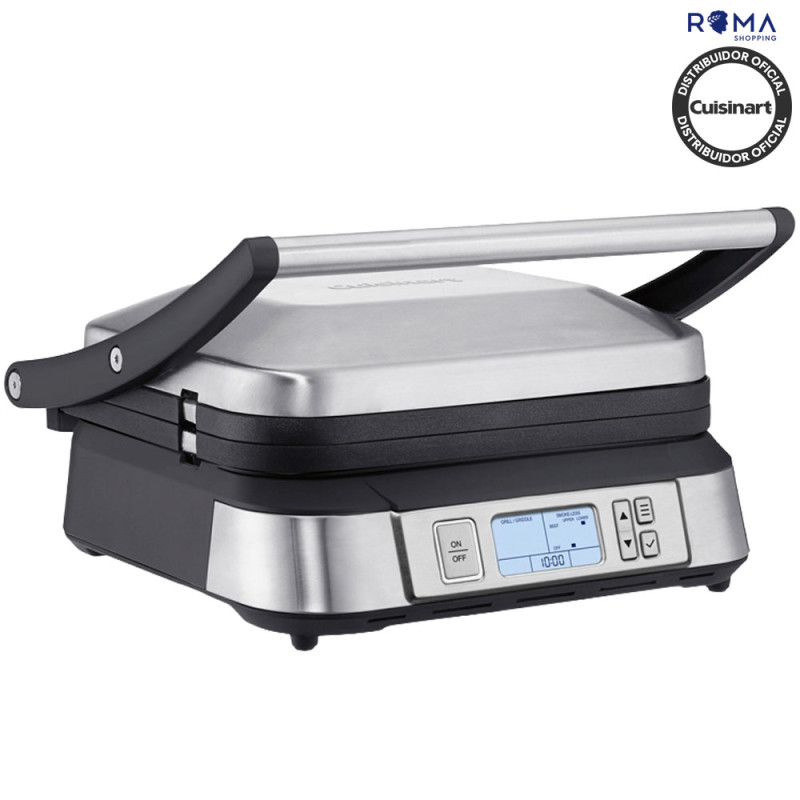 Grill Churrasqueira Digital Cuisinart GR-6SNASC com Modo Sem Fumaça 110V