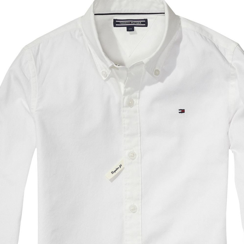 Camisa de hombre Tommy Hilfiger KB0KB01649-100 Blanco