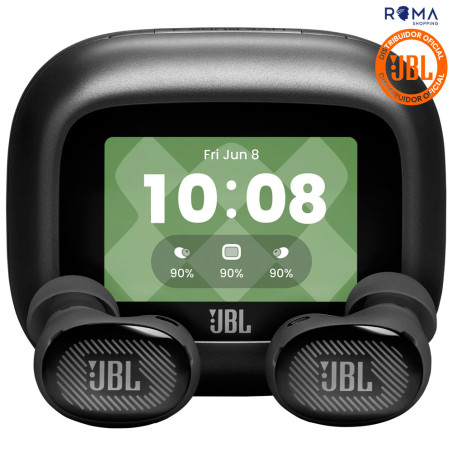 Fone de Ouvido JBL Live Buds 4 Bluetooth - Preto JBLLIVEBUDS4BLKAM