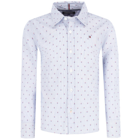 Tommy Hilfiger Men's Shirt KB0KB03886 Navy Blue Size 12