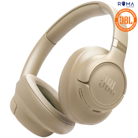 Fone de Ouvido JBL Tune 730BT Lifestyle ANC Bluetooth - Beige JBLT730BTBEGAM