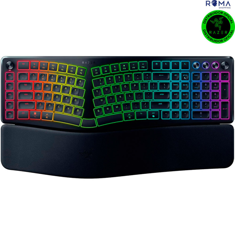 Teclado Gamer Razer Pro Type Ergo Wireless NASA - RZ03-05440200-R3U1