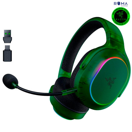 Headset Razer Barracuda X Chroma Wireless Multi Plataforma NASA Phantom Green - RZ04-05220300-R3U1