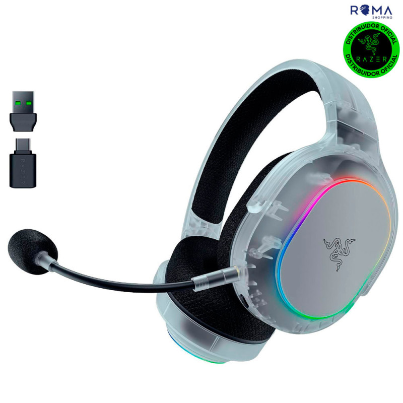 Headset Razer Barracuda X Chroma Wireless Multi Plataforma NASA Phantom White – RZ04-05220400-R3U1