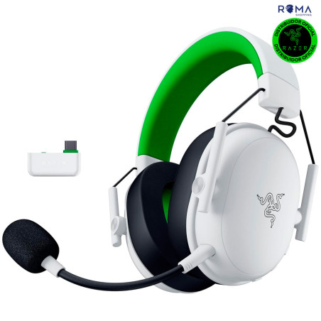 Headset Razer BlackShark V3 X Hyperspeed XBOX NASA Wireless Branco - RZ04-05420300-R3U1