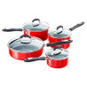 Jogo De Panelas Cuisinart 55-11R Vermelho - 11 Peças