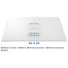 Monitor Samsung LS32FM801UNXZA 32'' Flat, 4K (3.840 x 2.160), 4ms (GTG), 1 EA, Smart