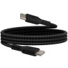 Cabo Belkin USB-C/USB-C 1M Braided Preto CAB004BT1MBK