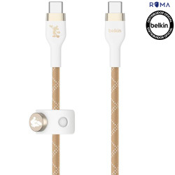 Cabo Belkin USB-C/USB-C 2M 60W Pro Flex Mickey Branco -...
