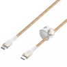 Cabo Belkin USB-C/USB-C 2M 60W Pro Flex Mickey Branco - CAB011qc2MWG-DY